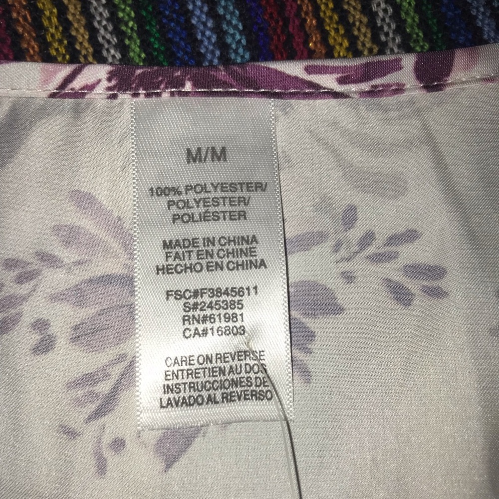 Floral pattern Blouse π - Picture 5 of 5
